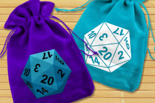 20 Sided Dice Graphics for Crafts and Commercial Use