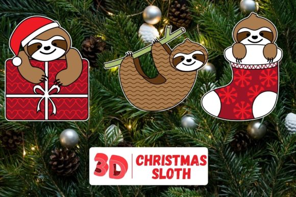 3D Christmas Sloth SVG Bundle Review