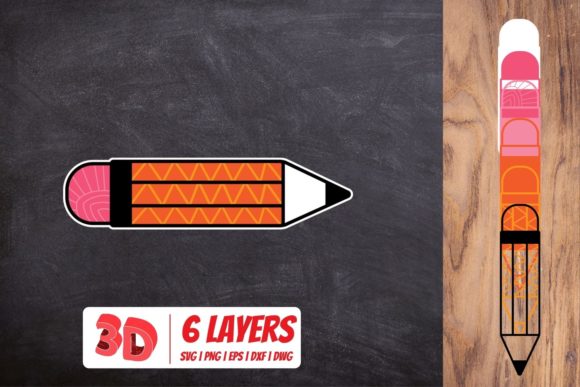 3D Pencil Graphics for Crafts and Content Publishing