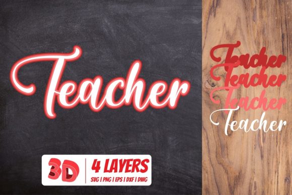 3D Teacher Graphics for Crafts and Design