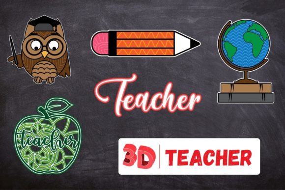 3D Teacher SVG Bundle Review