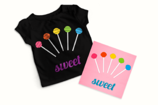 5 Sweet Lollipops Graphics for Crafts and Branding