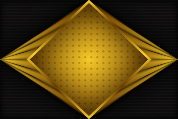 Black Gold Geometric Background Square Graphics & Backgrounds Review