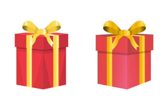 Christmas 3D Gifts Vector Collection Graphics & Graphic Templates