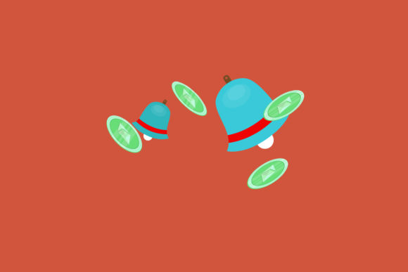 Ethereum Christmas Bells 3D Design Art Review