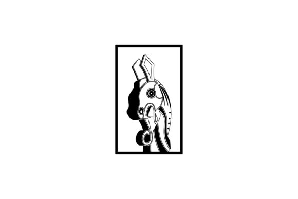 Frame Animal Head Logo Graphics and Icons Review