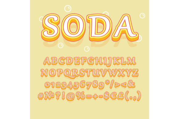 Soda Vintage 3d Vector Alphabet Set Review