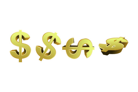 US Dollar Flipped Upside Down Graphics and Crafts Review